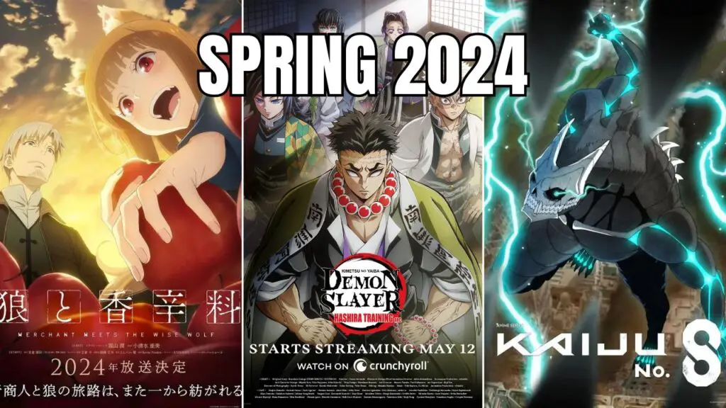 Upcoming Anime in Spring 2024